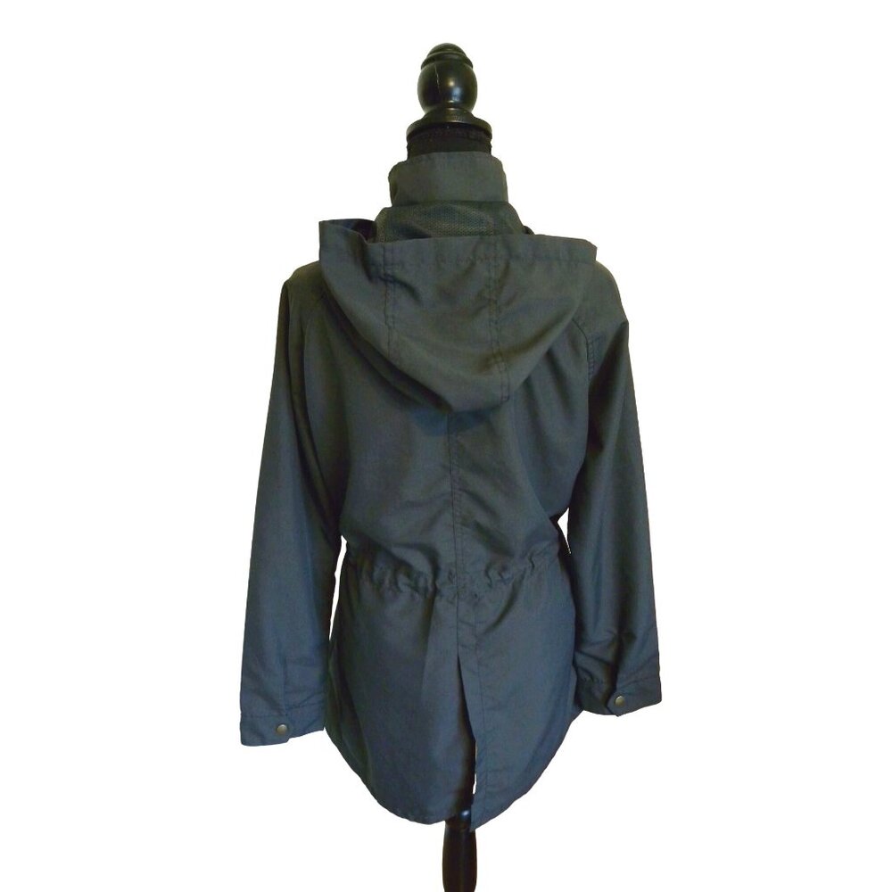 O'Neill Women's Hooded Jacket M Gray Full Zip Lined Pockets Casual Outdoor Coat - Picture 4 of 8